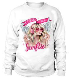 "Cupid Is a Swiftie" Bubblegum Shirt – Valentine’s Day Gift for Swiftie Fans