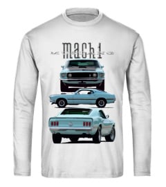 WT. 1969 FORD MUSTANG MACH 1 RAPIDE T-SHIRT PREMIUM