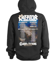 (Sale Limited Time) (2 side) Kreator KLASH OF THE TITANS  world tour 2023/2024