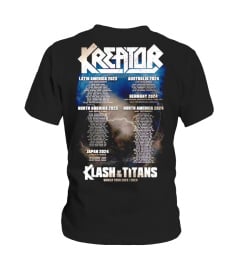 (Sale Limited Time) (2 side) Kreator KLASH OF THE TITANS  world tour 2023/2024