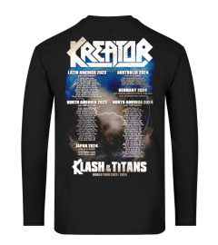 (Sale Limited Time) (2 side) Kreator KLASH OF THE TITANS  world tour 2023/2024