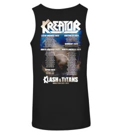 (Sale Limited Time) (2 side) Kreator KLASH OF THE TITANS  world tour 2023/2024