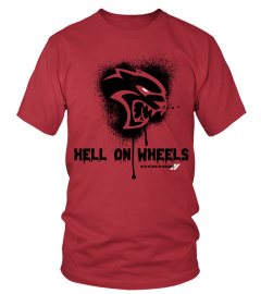 RD. Dodge Hellcat Hell on Wheels Long Sleeve T-Shirt-