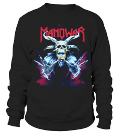 (2 side) Manowar SKULL CRAZY