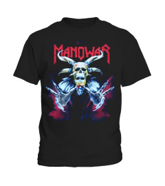 (2 side) Manowar SKULL CRAZY