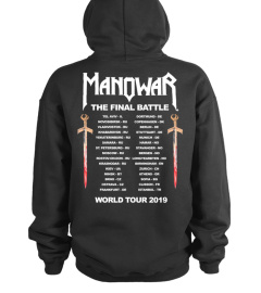 (2 side) Manowar THE FINAL BATTLE WORLD TOUR 2019