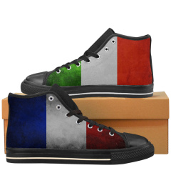 Edition Limitée Chaussure Italien Français Italie France Drapeau | Cadeau T-Collector®