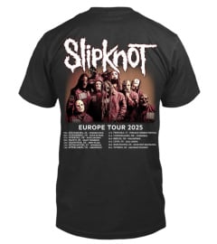 2-Sided Slipknot Europe Tour 2025 Shirt