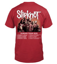 2-Sided Slipknot Europe Tour 2025 Shirt