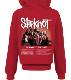 2-Sided Slipknot Europe Tour 2025 Shirt
