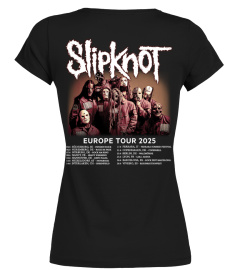 2-Sided Slipknot Europe Tour 2025 Shirt