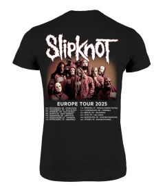 2-Sided Slipknot Europe Tour 2025 Shirt