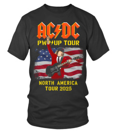 (2 SIDES)  2025 NORTH AMERICA - AC/DC