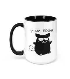 PALUTEN TEAM EDGAR SCHWEIN BLACK Teetasse Kaffeetasse Paluten Offizieller Merch palutenmerch