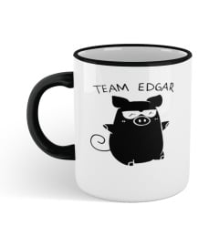 PALUTEN TEAM EDGAR SCHWEIN BLACK Teetasse Kaffeetasse Paluten Offizieller Merch palutenmerch