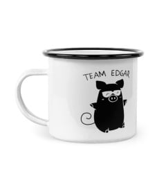 PALUTEN TEAM EDGAR SCHWEIN BLACK Teetasse Kaffeetasse Paluten Offizieller Merch palutenmerch