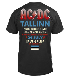 2-Sided ACDC Estonia Tour 2025 Shirt
