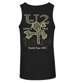 2 SIDE - Vintage U2 Rock Band Live The Joshua Tree World Tour 1987 BK1