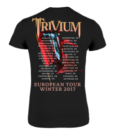 (2 side) Trivium European tour winter 2017