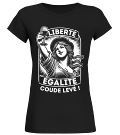 Liberté égalité coude levé