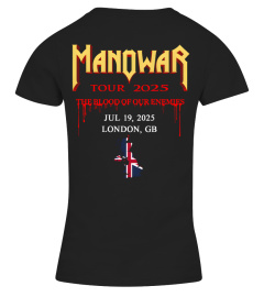 2-Sided United Kingdom - Manowar Tour 2025