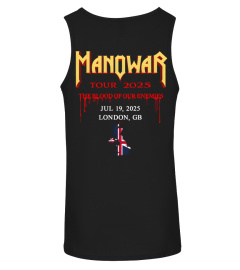 2-Sided United Kingdom - Manowar Tour 2025