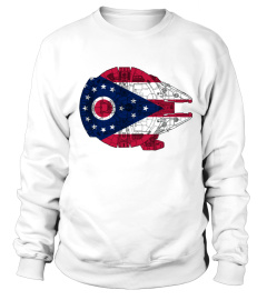 MILLENNIUM FALCON OHIO FLAG