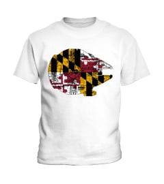 MILLENNIUM FALCON MARYLAND FLAG