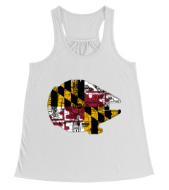 MILLENNIUM FALCON MARYLAND FLAG