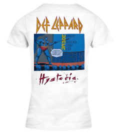 (2-Side Shirt) - Def Leppard Hysteria WT 01