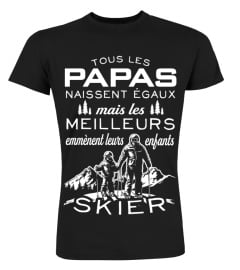 Les Papas Meilleurs emmènent leurs enfants Skier