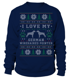 I love my German Wirehaired Pointer Xmas