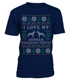 I love my German Wirehaired Pointer Xmas