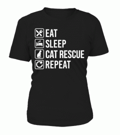 EAT SLEEP CAT RESCUE REPEAT
