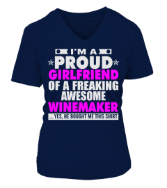 GIRLFRIEND OF AWESOME WINEMAKER T SHIRTS