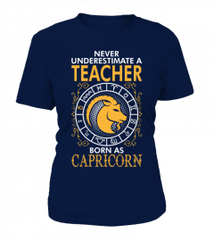 A Teacher Born As Capricorn T shirt