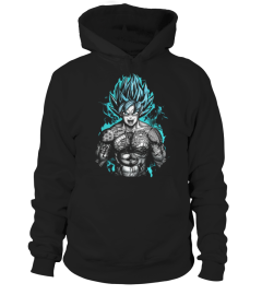 SUPER SAIYAN GOKU DRAGON TATTOO T SHIRT