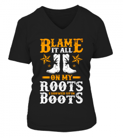 Blame It All On Country Girls Roots T-shirt