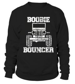 Boobie Bouncer Funny Girls Jeep Hair Don't Care Cute T Shirt