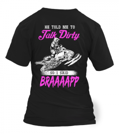 Talk Dirty Braaap - Snowmobile T-shirt