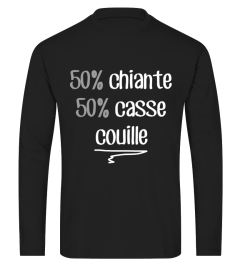 50% chiante 50% casse couille