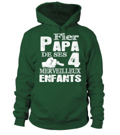 FIER PAPA DE SES MERVEILLEUX ENFANTS T-SHIRT