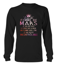 JE SUIS UNE FEMME DE MARS T-SHIRT