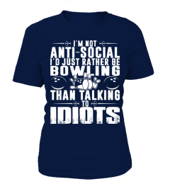 Bowling than talking to idiots T Shirt