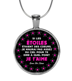 COLLIER FÊTE DES MÈRES MAMAN JE T'AIME