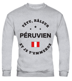 T-shirt têtu, râleur - Péruvien