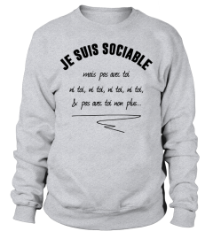 JE SUIS SOCIABLE