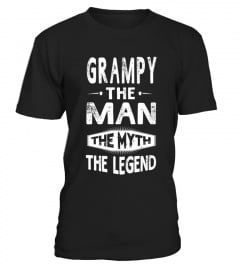 Grampy The Man The Myth The Legend Fathers Day Gift T-Shirt - Limited Edition