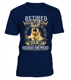 RETIRED - WITH MY GERMAN SHEPHERD