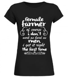 Female Farmer Shirt T SHIRT birthday gift mug